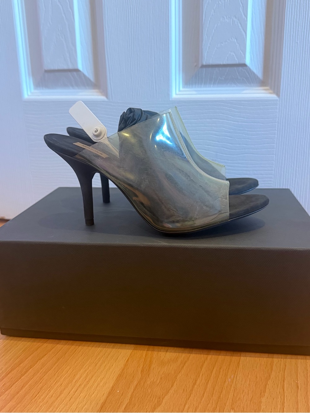 Yeezy Season 8 Clear Mule Pump Heel